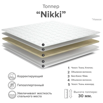 Наматрасник Никки